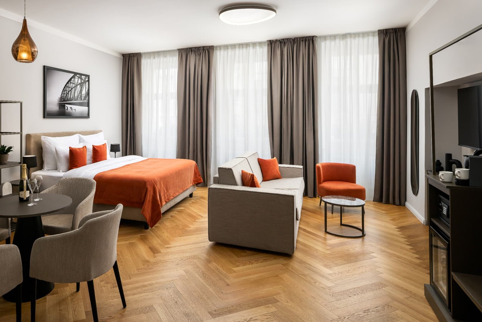 The Bridge Residence — interior in Prague